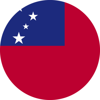 Circle flag of Samoa. png