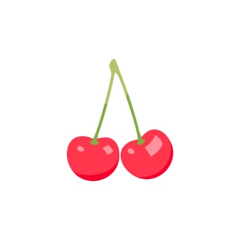 Vector stock cherry simple illustration