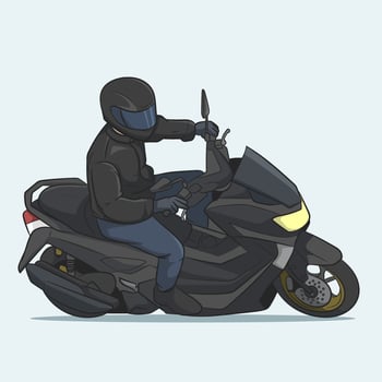 Rider vector illustration