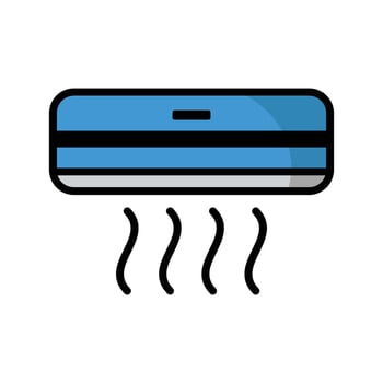 air conditioner icon vector design template