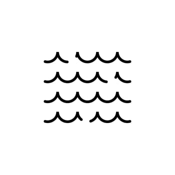 Waterdrop, Water, Droplet, Liquid Dotted Line Icon Vector Illustration Logo Template. Suitable For Many Purposes.