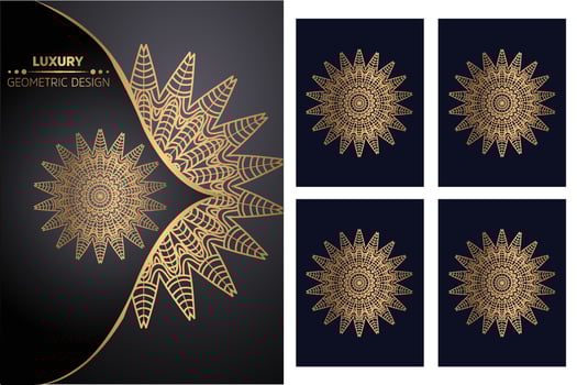 luxury ornamental mandala design background Mandala pattern Coloring book Art wallpaper design, tile pattern, greeting card, sticker, lace and tattoo. decoration for interior design vector