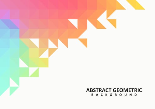 Abstract colorful geometric vector background