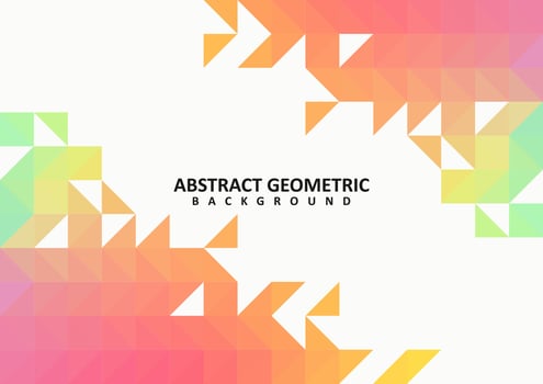 Abstract colorful geometric vector background