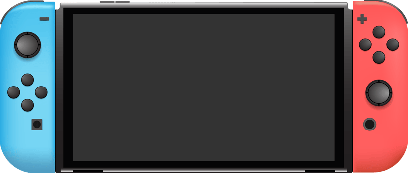 Set of console game device handheld portable PNG