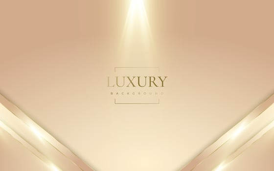 Abstract Luxury Gold Background with Light Rays Effect vector