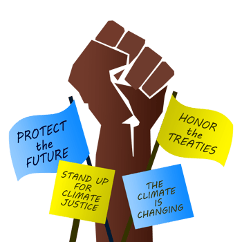 environmental justice illustration with hand flag v2 png