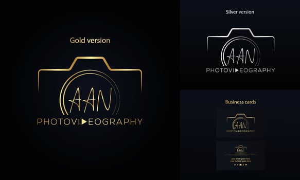 Camera photography logo icon vector template EPS 10