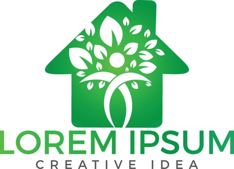Holistic health logo design. Fitness and Wellness logo. vector