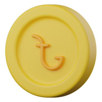 taka coin 3d icon png