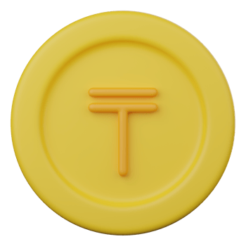 tenge coin 3d icon png