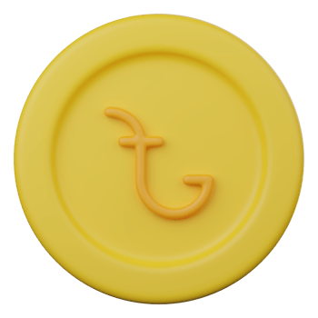 taka coin 3d icon png