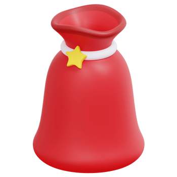 christmas 3d render icon illustration png