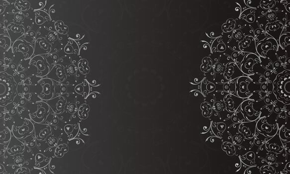 Abstract colorful Mandala design background. vector