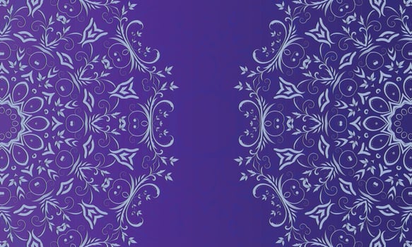 Abstract colorful Mandala design background. vector