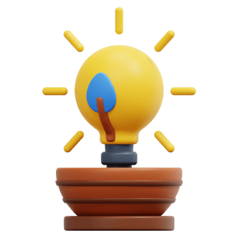growth 3d render icon illustration png