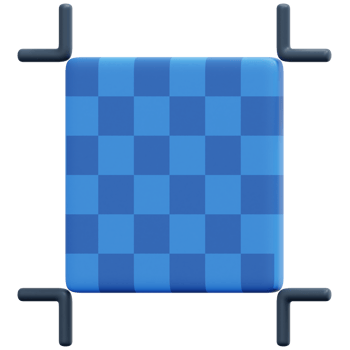 pixels 3d render icon illustration png