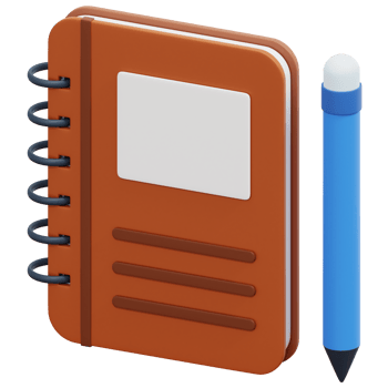 sketchbook 3d render icon illustration png