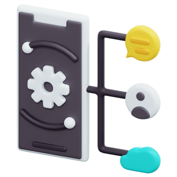 algorithm 3d render icon illustration png