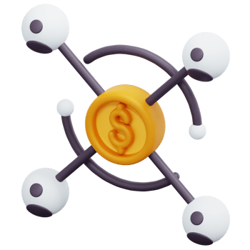 affiliate marketing 3d render icon illustration png