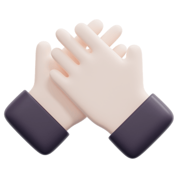 partner 3d render icon illustration png