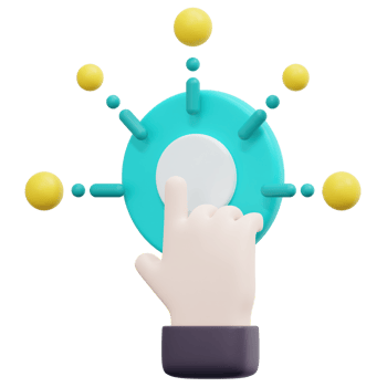 interactive content 3d render icon illustration png