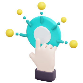 interactive content 3d render icon illustration png