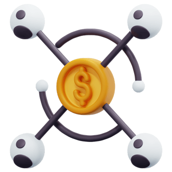 affiliate marketing 3d render icon illustration png