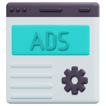 advertising 3d render icon illustration png