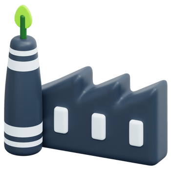 industrial 3d render icon illustration png