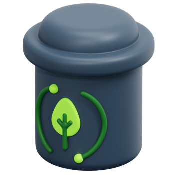 recycle 3d render icon illustration png