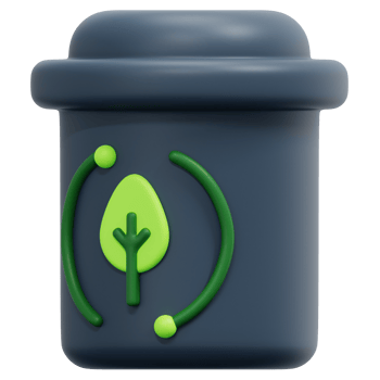 recycle 3d render icon illustration png