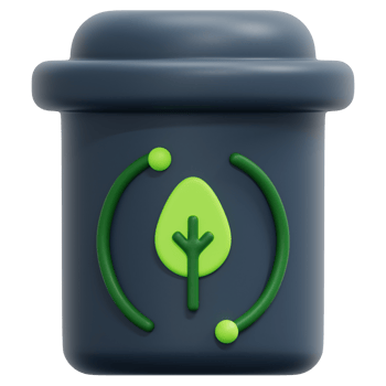 recycle 3d render icon illustration png