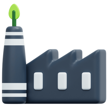 industrial 3d render icon illustration png