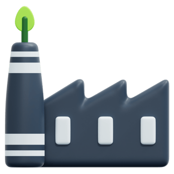industrial 3d render icon illustration png