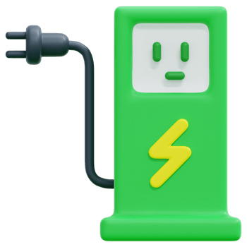 eco fuel 3d render icon illustration png