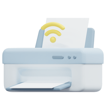 printer 3d render icon illustration png