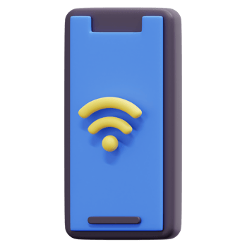 smartphone 3d render icon illustration png