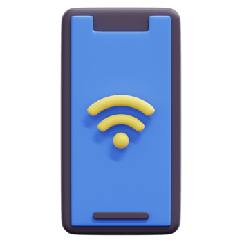 smartphone 3d render icon illustration png