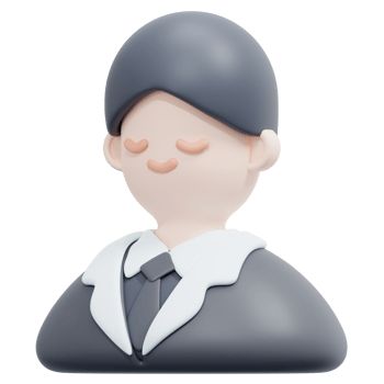 groom 3d render icon illustration png