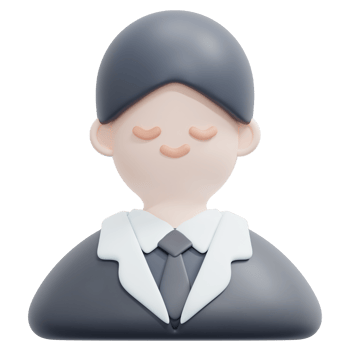 groom 3d render icon illustration png