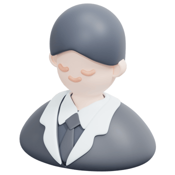 groom 3d render icon illustration png