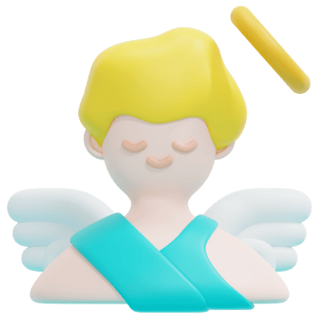cupid 3d render icon illustration png