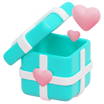 gift 3d render icon illustration png