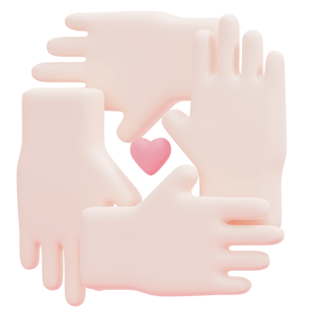 solidarity 3d render icon illustration png