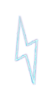 Thunderbolt Lighting Element png