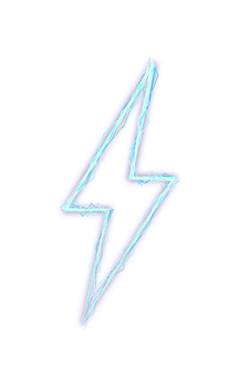 Thunderbolt Lighting Element png