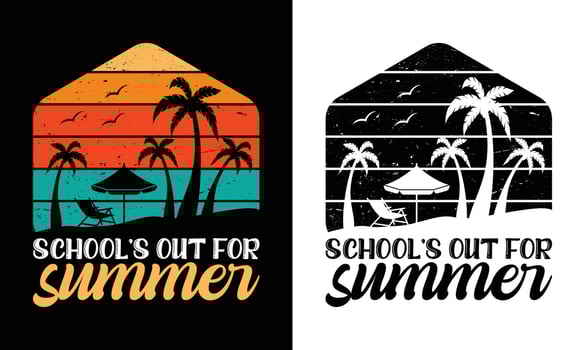 Summer Quote T shirt design vector