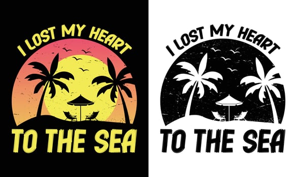 Summer Quote T shirt design vector