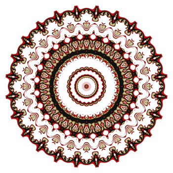 Flower mandala pattern ornament. png
